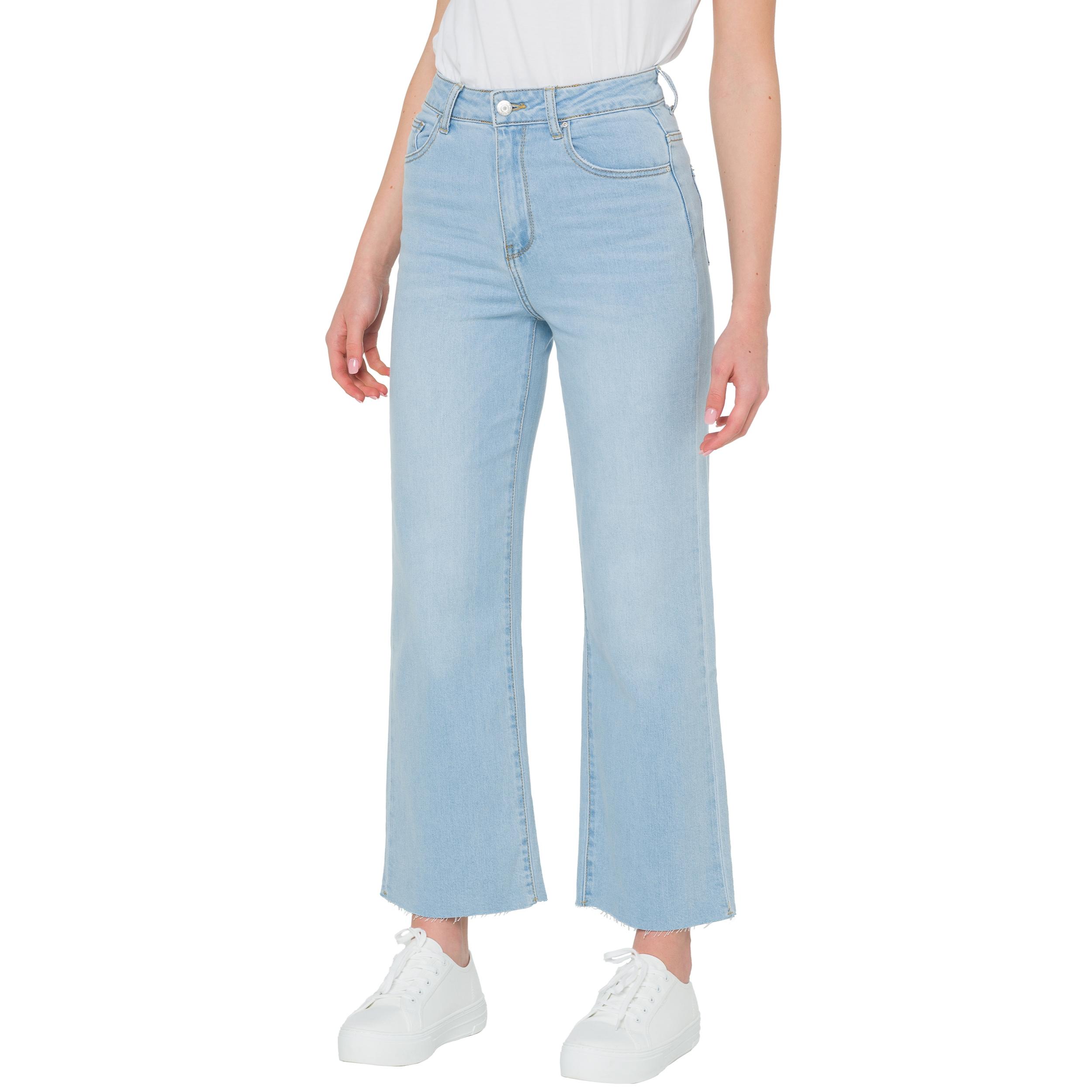 Pantalone denim Hot Buttered Brigitte blu chiaro