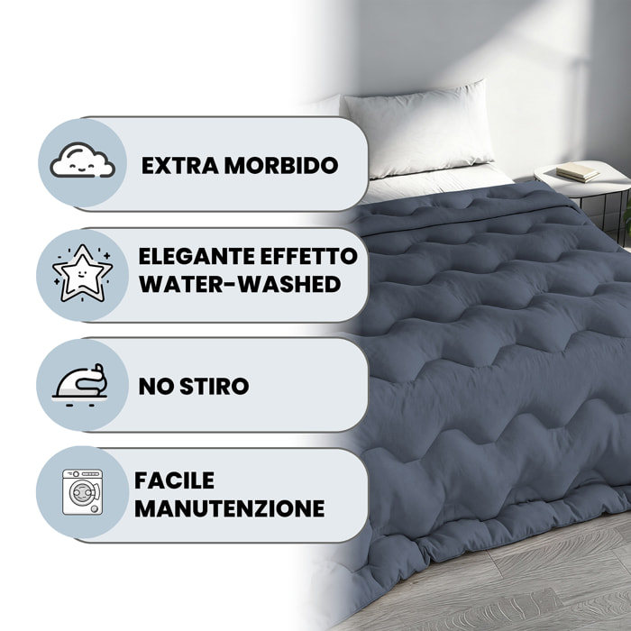 TRAPUNTA INVERNALE WATERWASHED MATRIMONIALE Made in Italy
