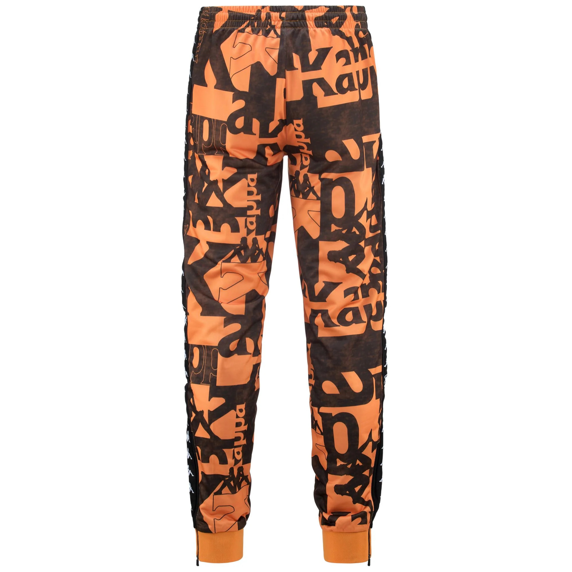 Kappa - Pantaloni Uomo Arancione - 222 Banda Rastoria Graphik Slim