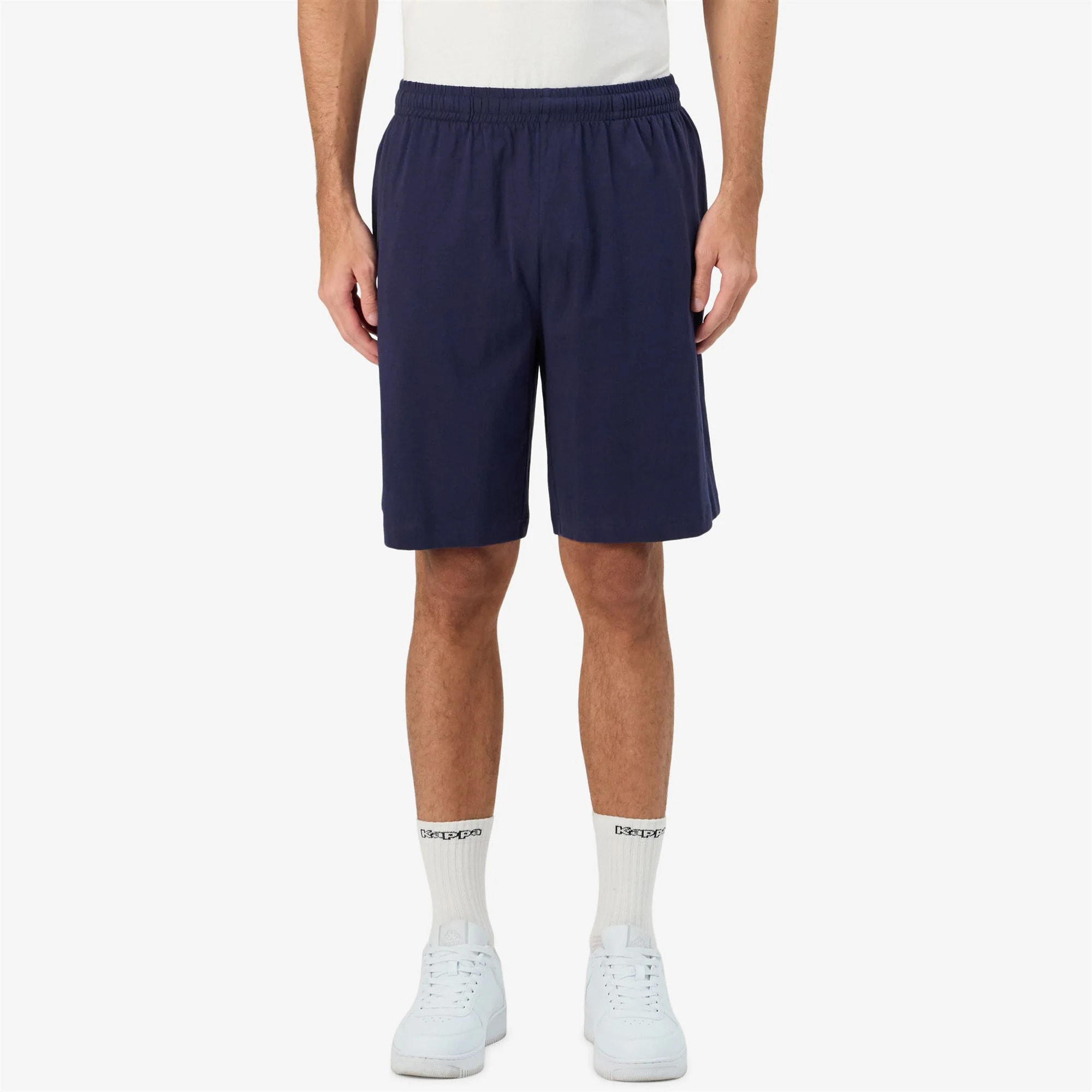 Kappa - Pantaloni Corti Uomo Blu - Logo Cabog