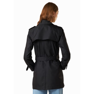 CAPPOTTO NERO CONBIPEL