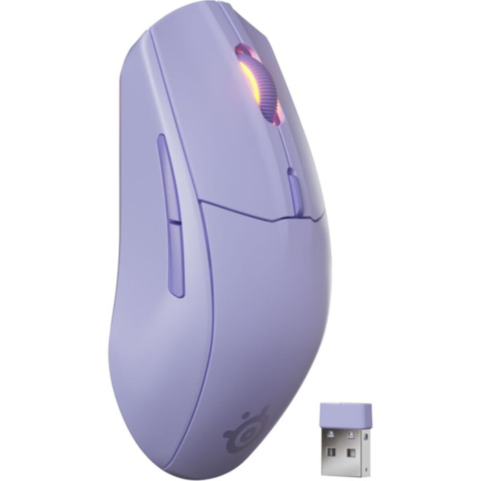 Souris Gamer Sans Fil STEELSERIES Rival 3 WL Gen 2 Lavande