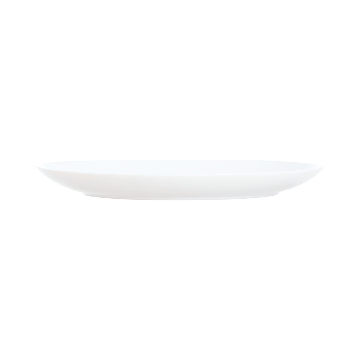 4 assiettes plates blanches 25 cm Apy - Luminarc