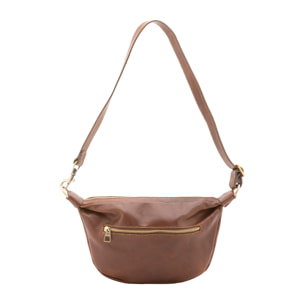 Borsa a spalla  unisex In Vera pelle Made in Italy 28x18x6 cm