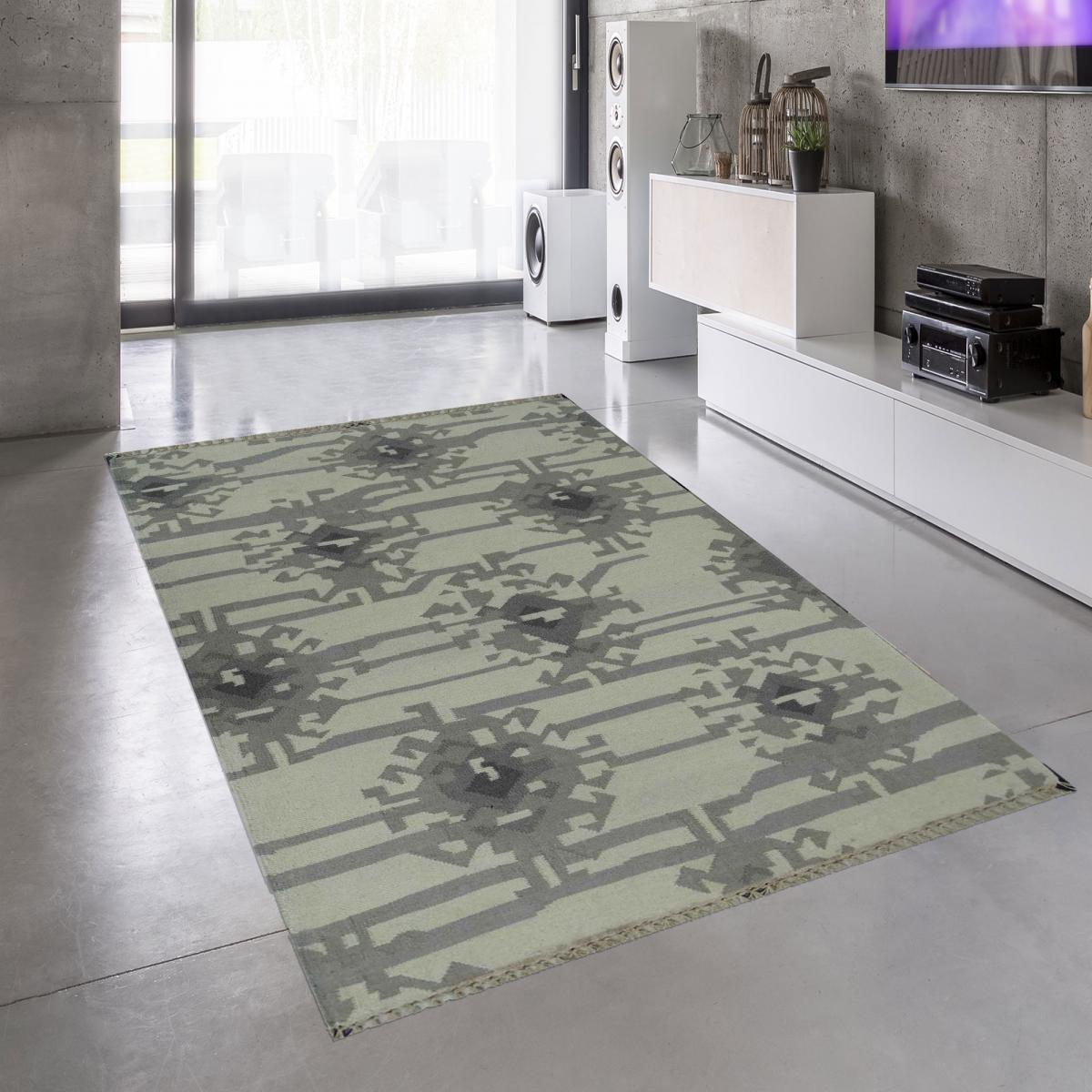 Tapis artisanal Duvi, tapis kilim en laine