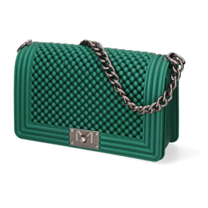 Borsa a mano da donna - Modello False - 100% Pvc - 15.0 x 25.0 x 8.0 cm