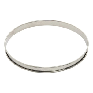 Cercle à tarte Essentiels D28,6cm argent