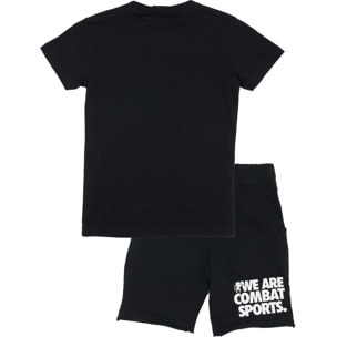 Conjunto niño Leone 1947 Apparel WACS camiseta y pantalón corto algodón