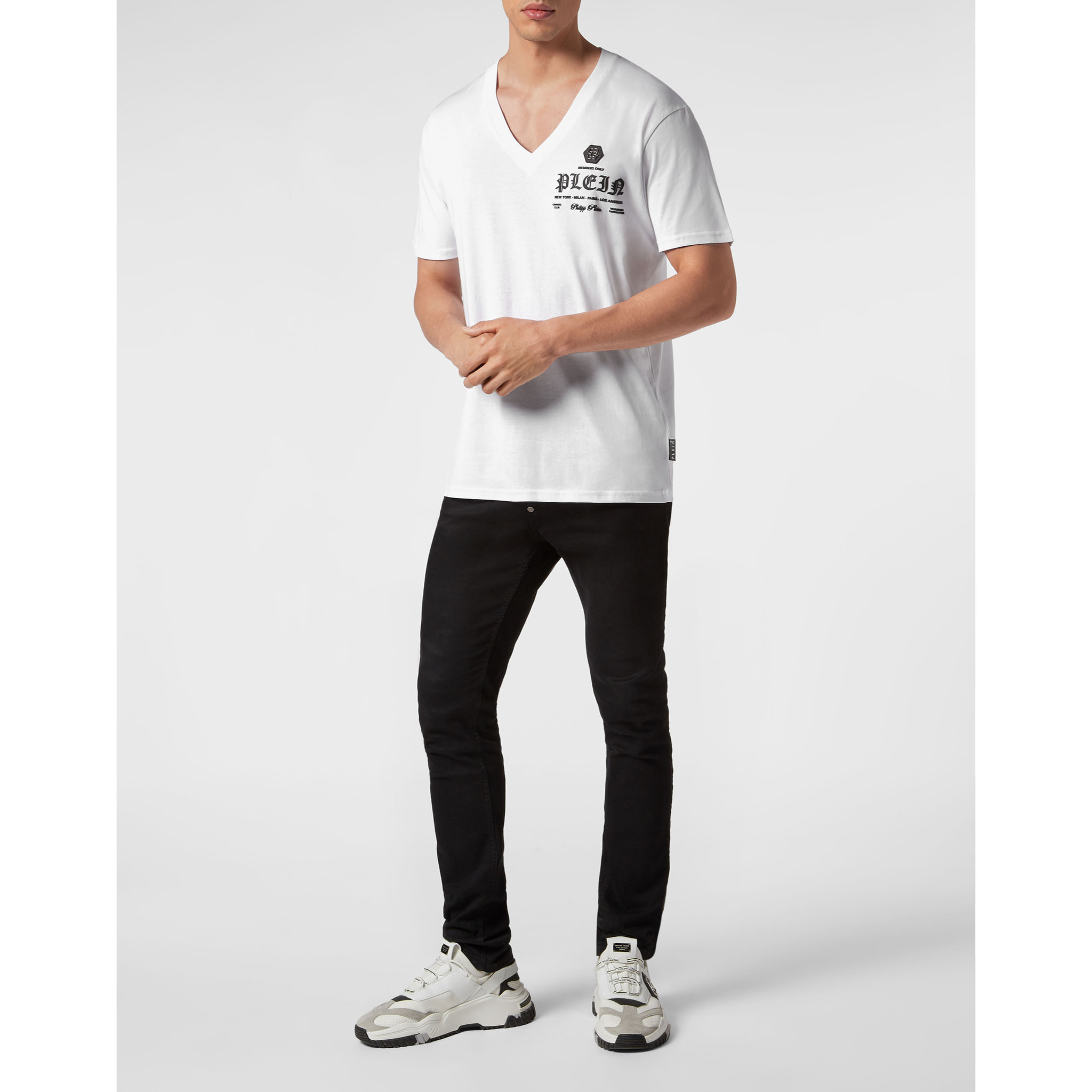 PHILIPP PLEIN Maglietta con scollo a V