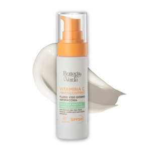 Vitamina C + Biancospino - Fluido viso giorno antimacchia SPF50