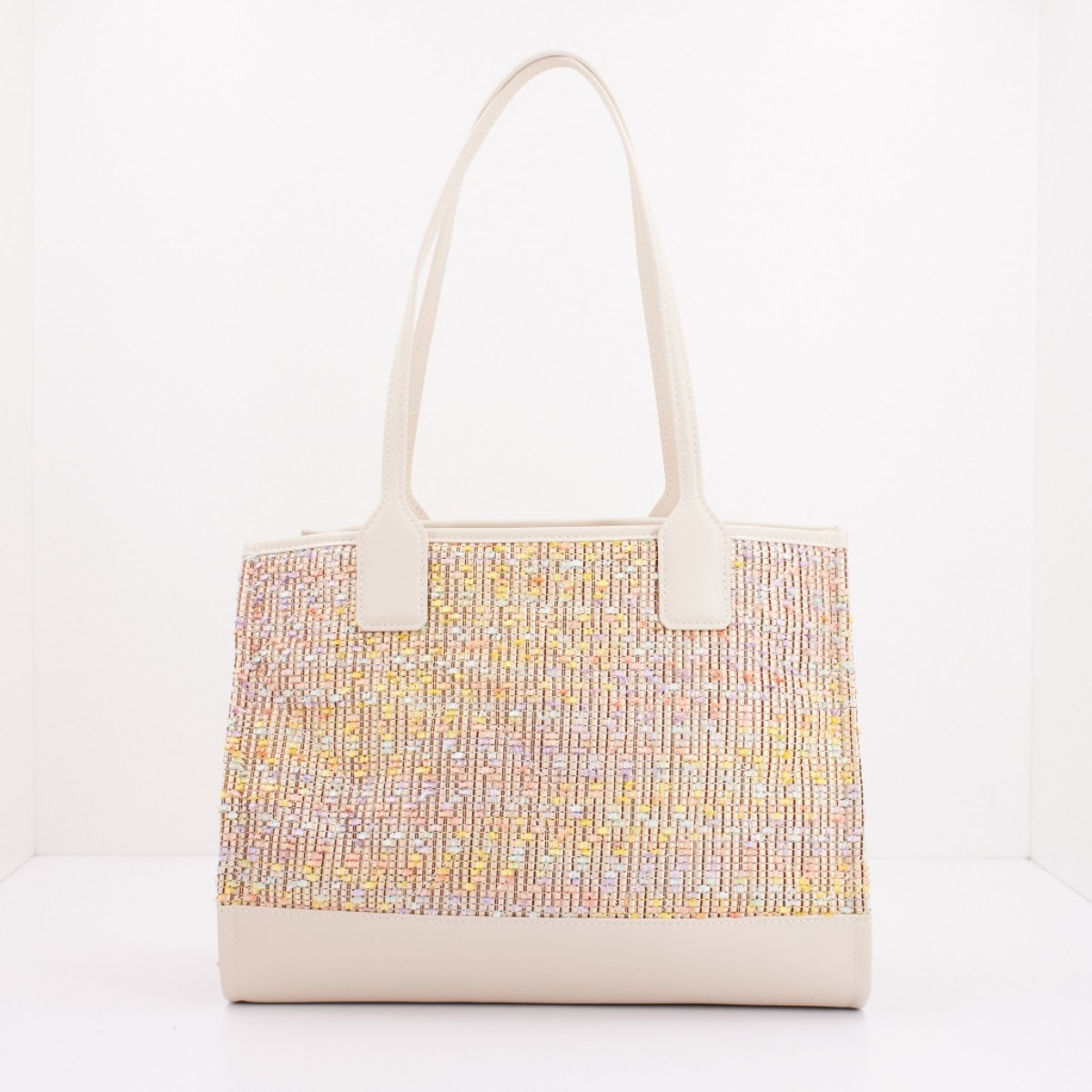 BOLSOS KURT GEIGER LONDON RAFFIA SQ SM SHOPPER