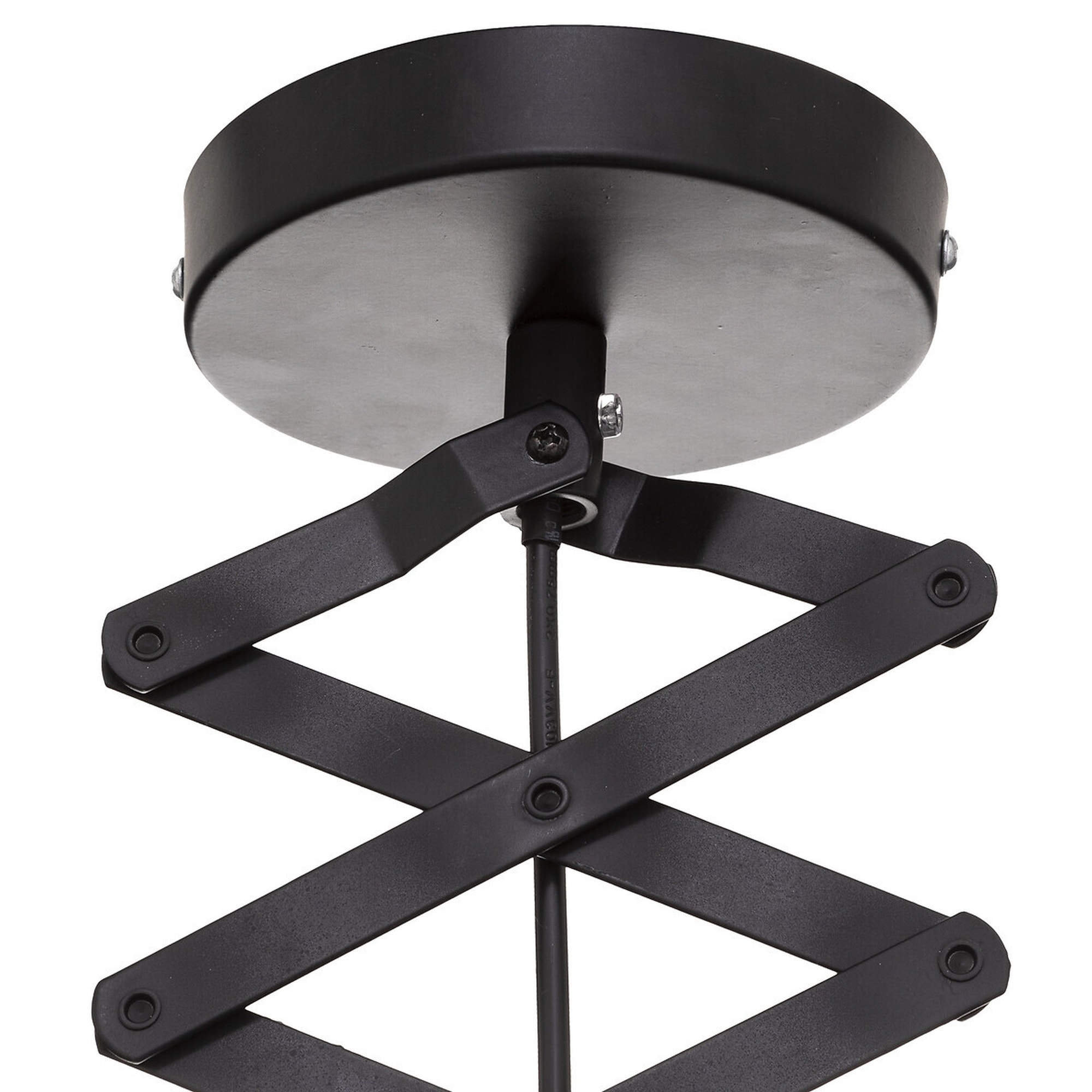 Lámpara colgante de metal lahti negro