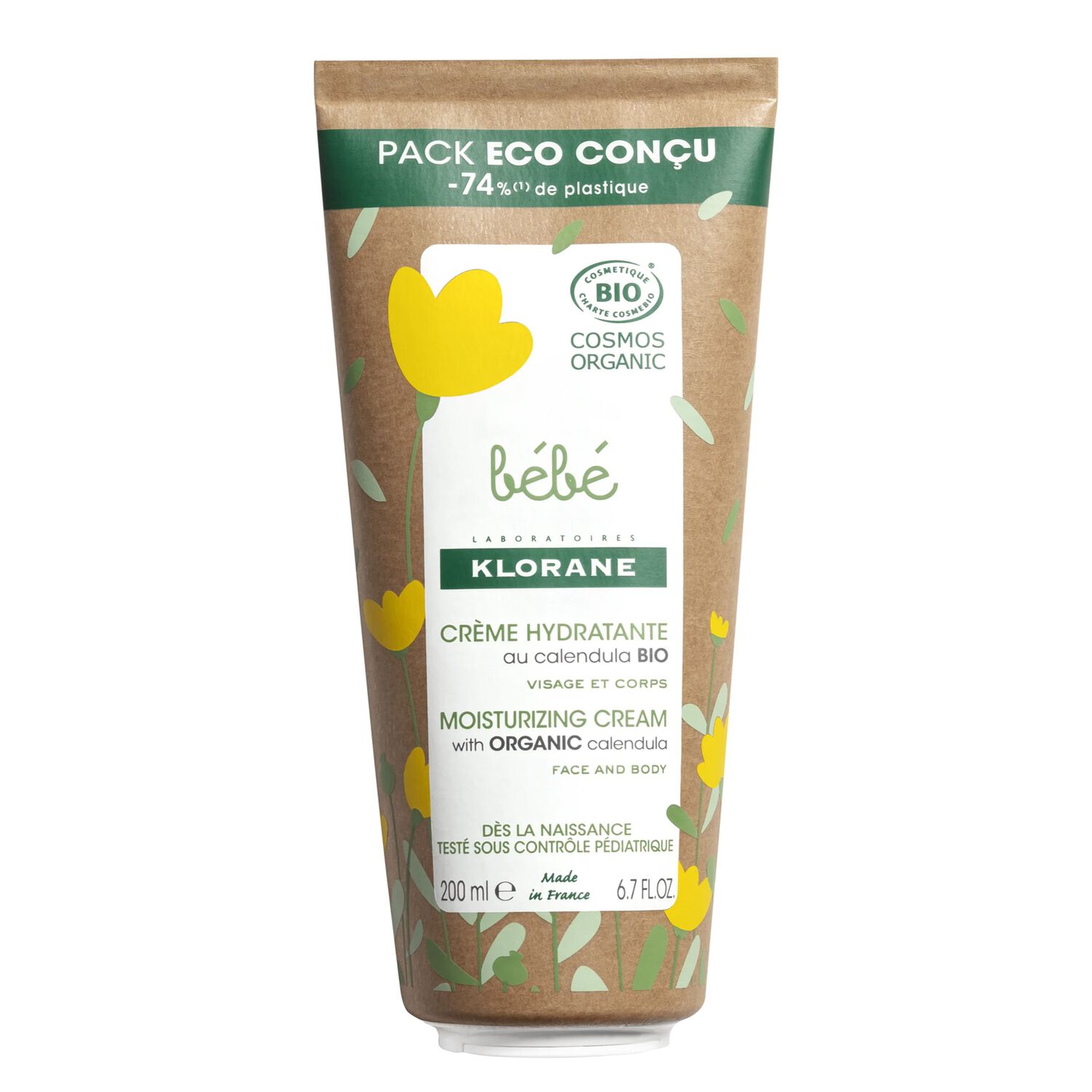 Calendula Bio Bébé - Crème hydratante - 200 ml