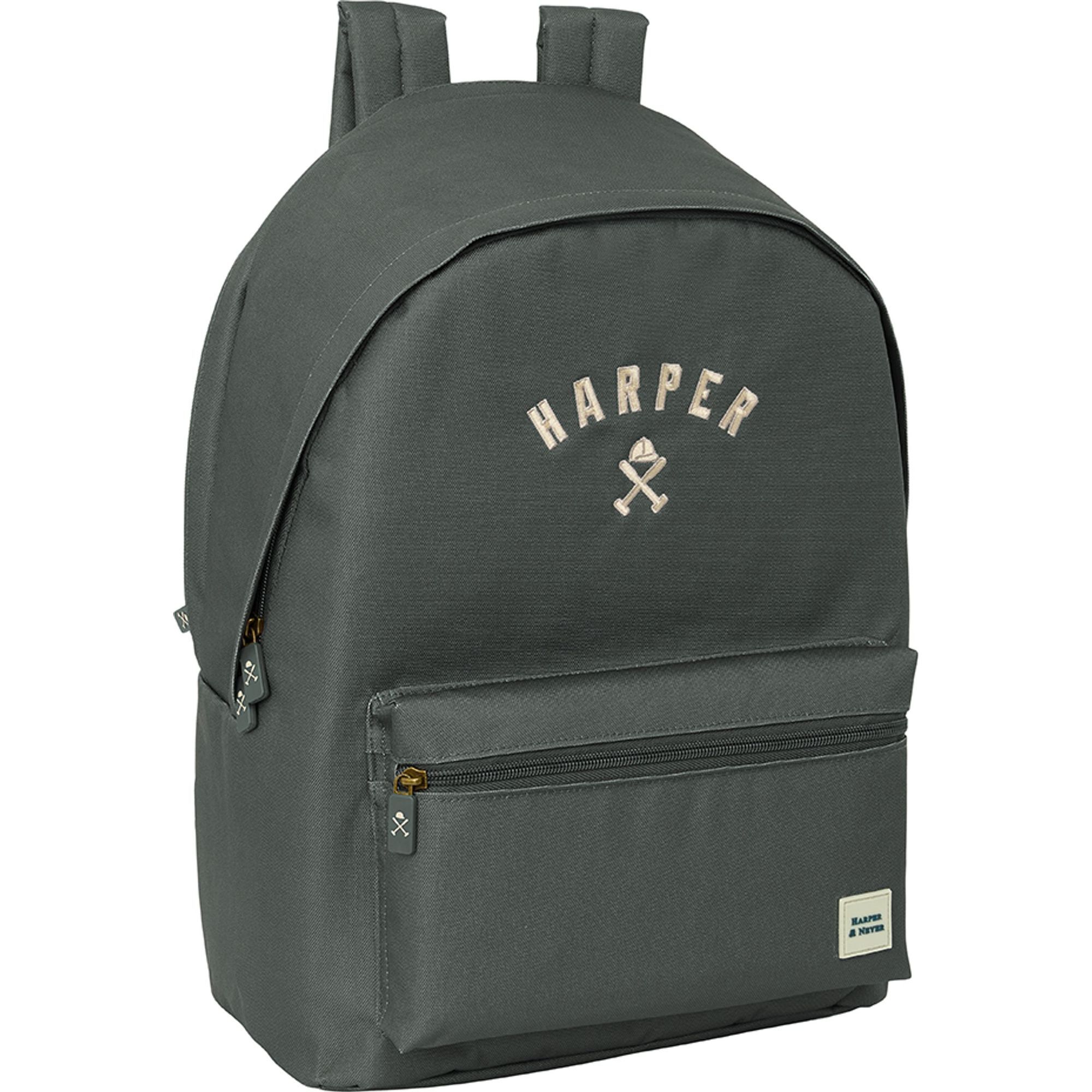 Mochila doble para portatil 15,6"+usb harper & neyer "grey"