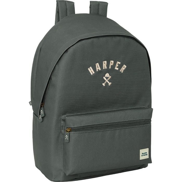 Mochila doble para portatil 15,6"+usb harper & neyer "grey"
