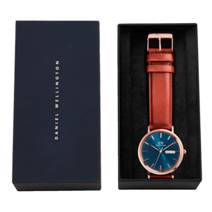 Reloj Daniel Wellington DW00100830 Hombre Analogico Cuarzo con Correa de Cuero