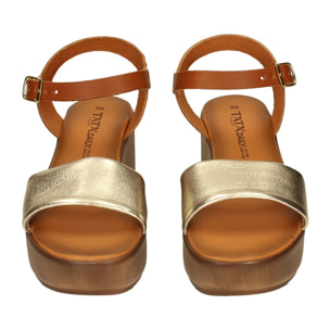 Sandali Donna Tata Italia Giallo