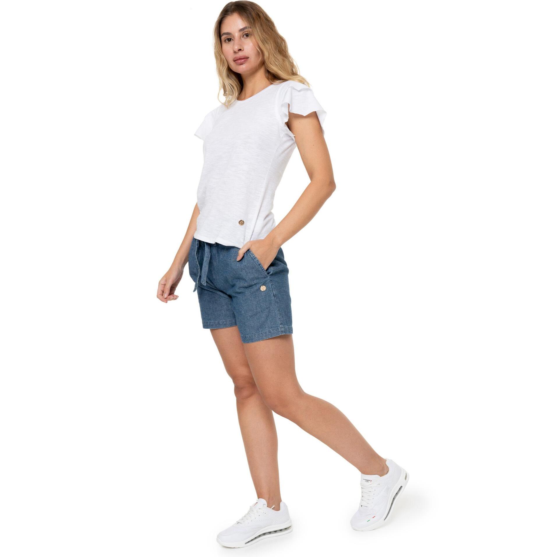 Pantaloncini corti da donna in chambray Urban Safari