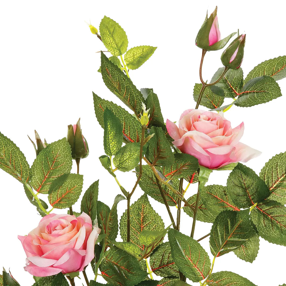 Rosier artificiel pot ciment H50cm