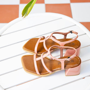 Sandalias con tacón 2011 NAPPA SHINNY BLACK / VERONA color Black