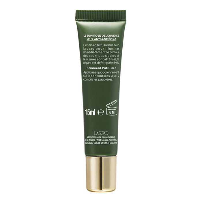 La Provençale Peptide-Eclat - Soin Yeux Rose Booster d'Eclat Anti-fatigue - Olive violette - Peptides & Pigments lumineux - 15ml