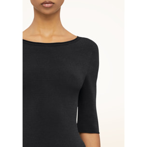 Top a maniche corte Viscose Knit Top Short Sleeves