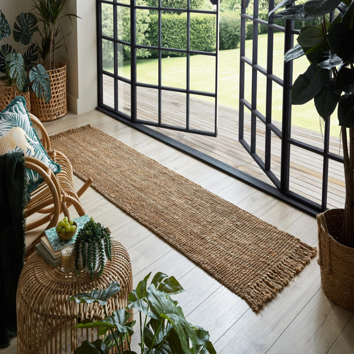 Tapis jute de couloir L'AUTHENTIQUE Jute