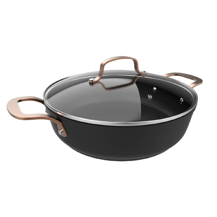 Cecotec Olla y cazo Olla baja Polka Fantasy 28 Low Pot Golden