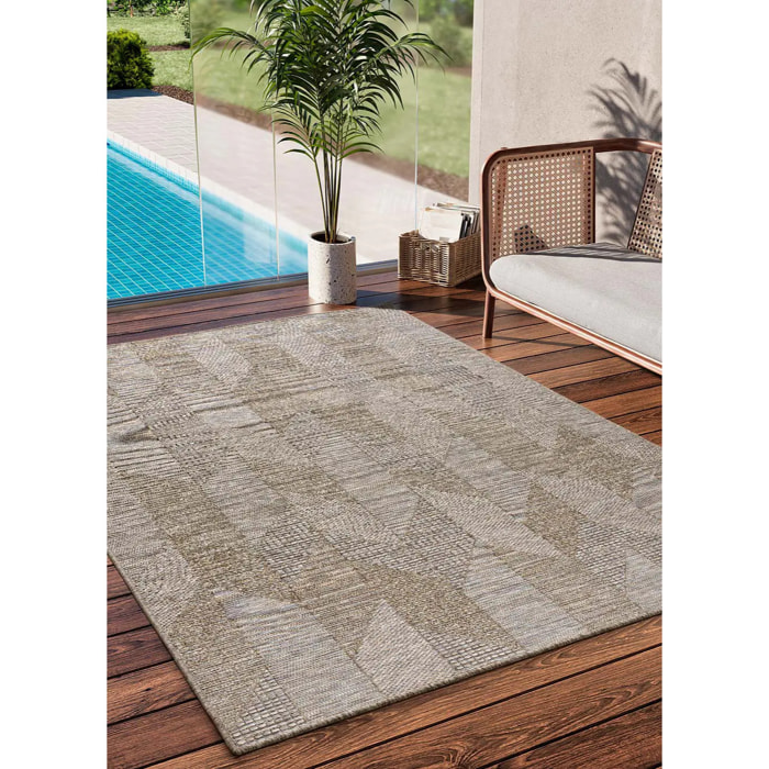 ORIA Alfombra de exterior beige, varias medidas disponibles.