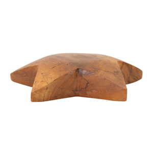 DECORAZIONE BINTANG DA APP.IN TEAK RIC. CMØ19X5 MIN2(PEZZI UNICI-NON RIP. IN SER