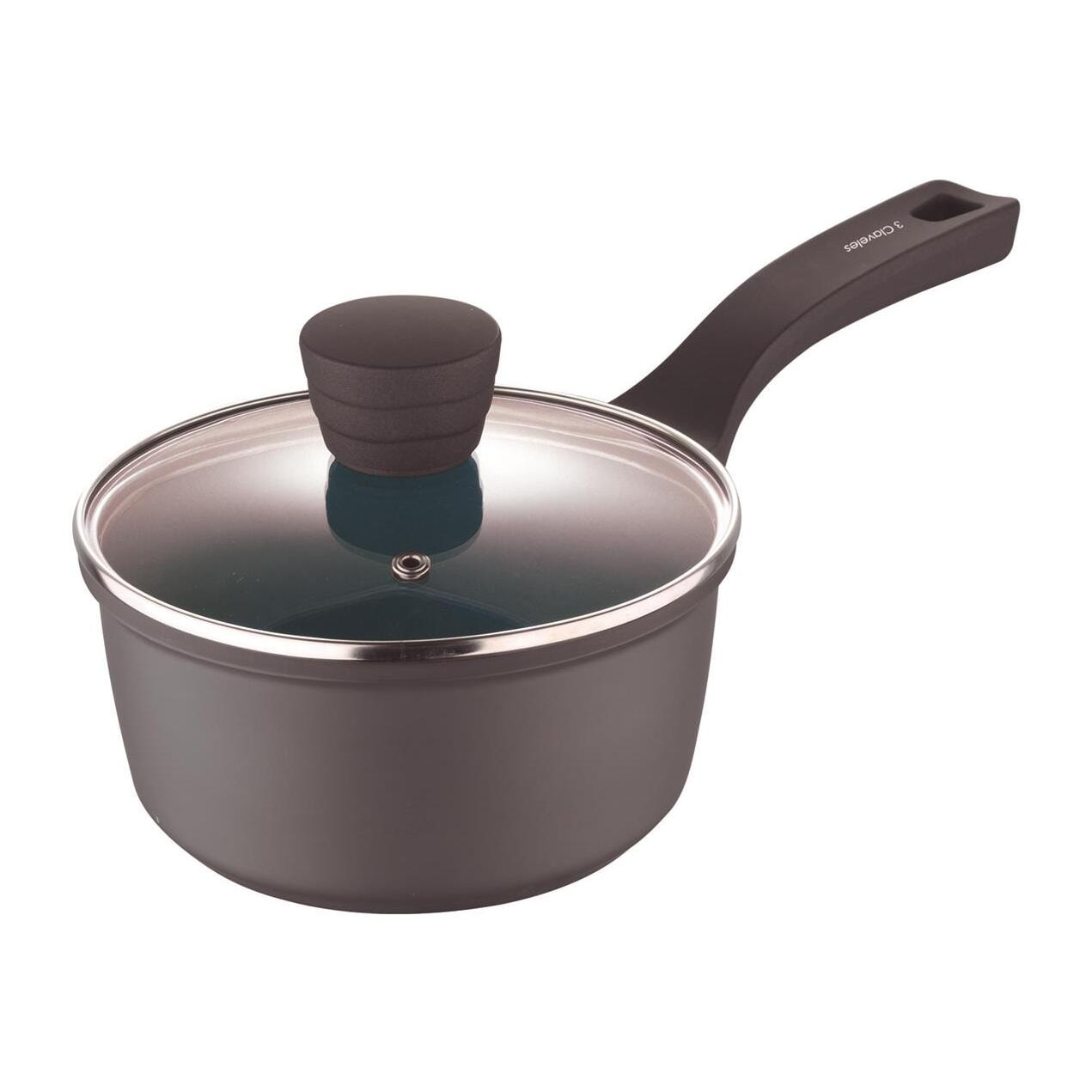 Cazo con tapa de ø16cm y 1,3l en aluminio fundido antiadherente