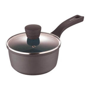 Cazo con tapa de ø16cm y 1,3l en aluminio fundido antiadherente