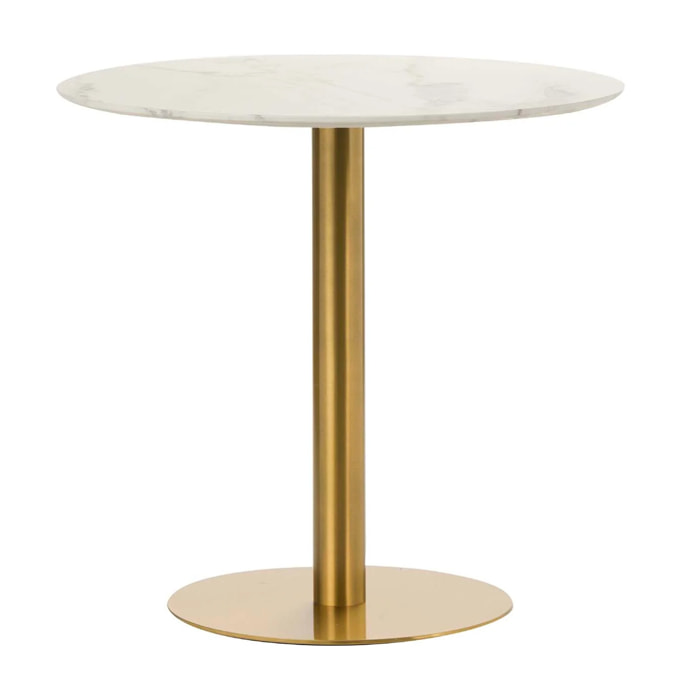 Mesa Comedor Acero Inoxidable Calgary 80x80x75 Cm