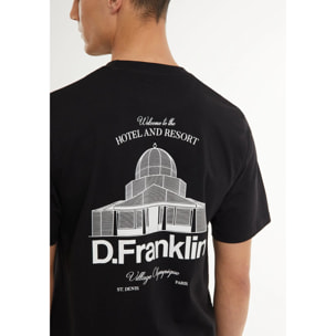 Camiseta de Hombre St.Denis Negro / Blanco D.Franklin