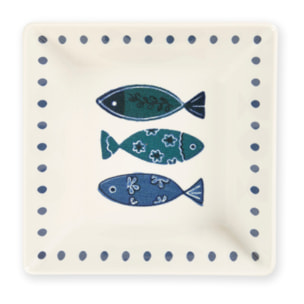 Set 6 Coppette 13×13 cm Excelsa – Ocean, Ceramica Multicolore