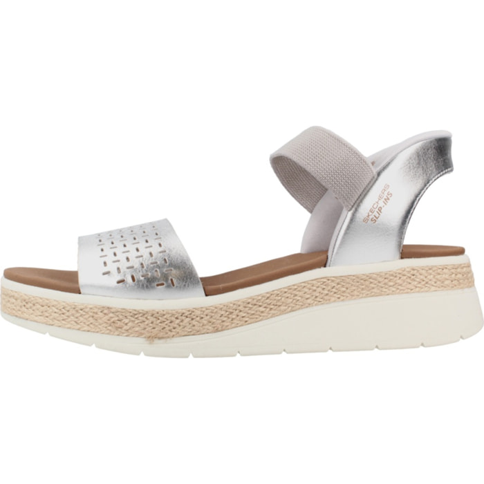 Sandalias Mujer Bobs Sun Ray Step Aside Plata