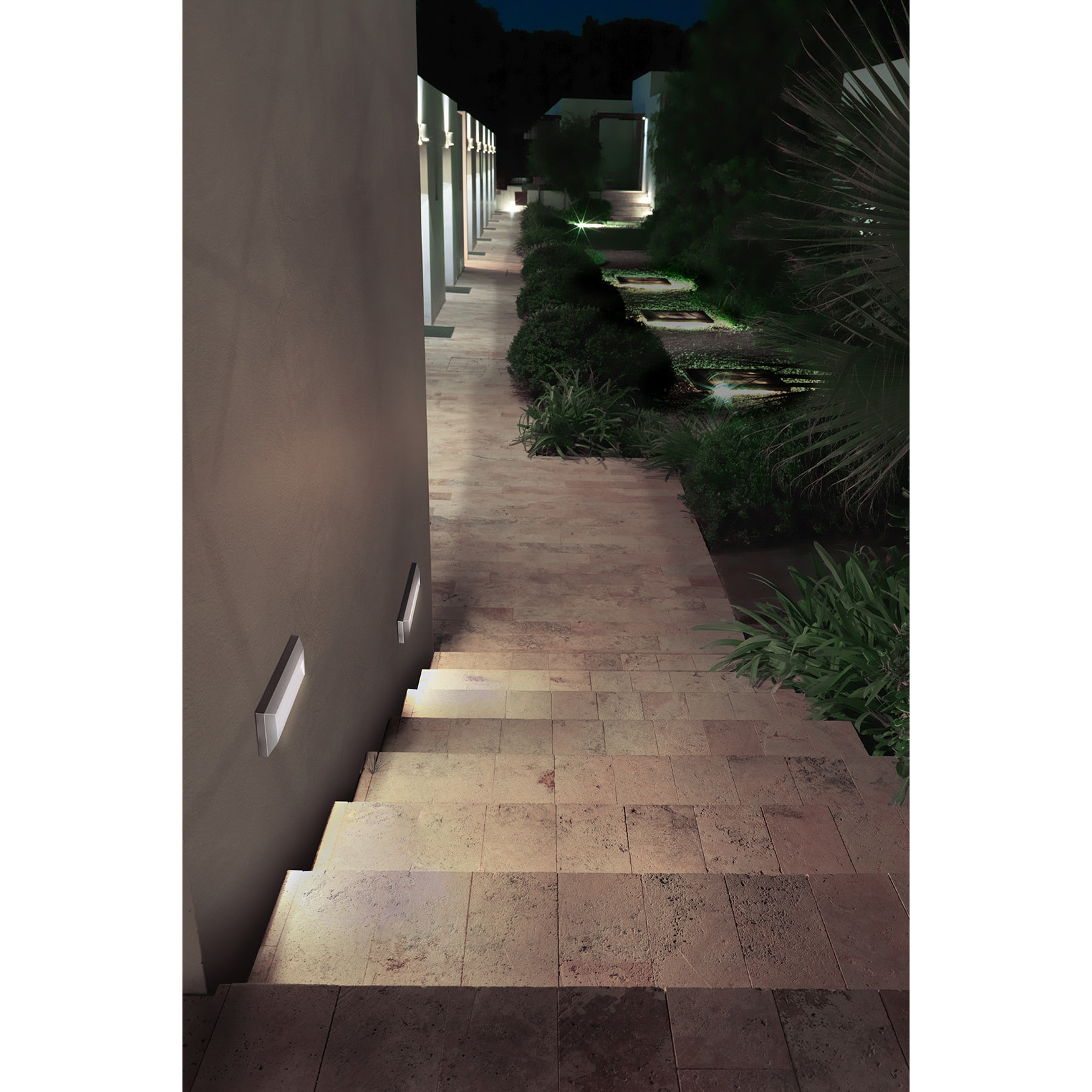 LEDS C4 Aplique Ip66 Kossel Indirect Rectangular Led 2.6W Blanco Neutro - 4000K Blanco 1