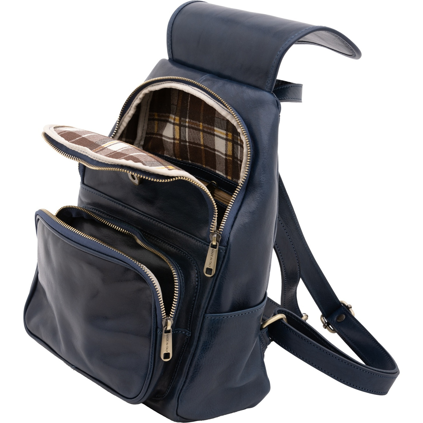 Borsa a spalla da donna - Modello False - Vera pelle - 34.0 x 26.0 x 16.0 cm