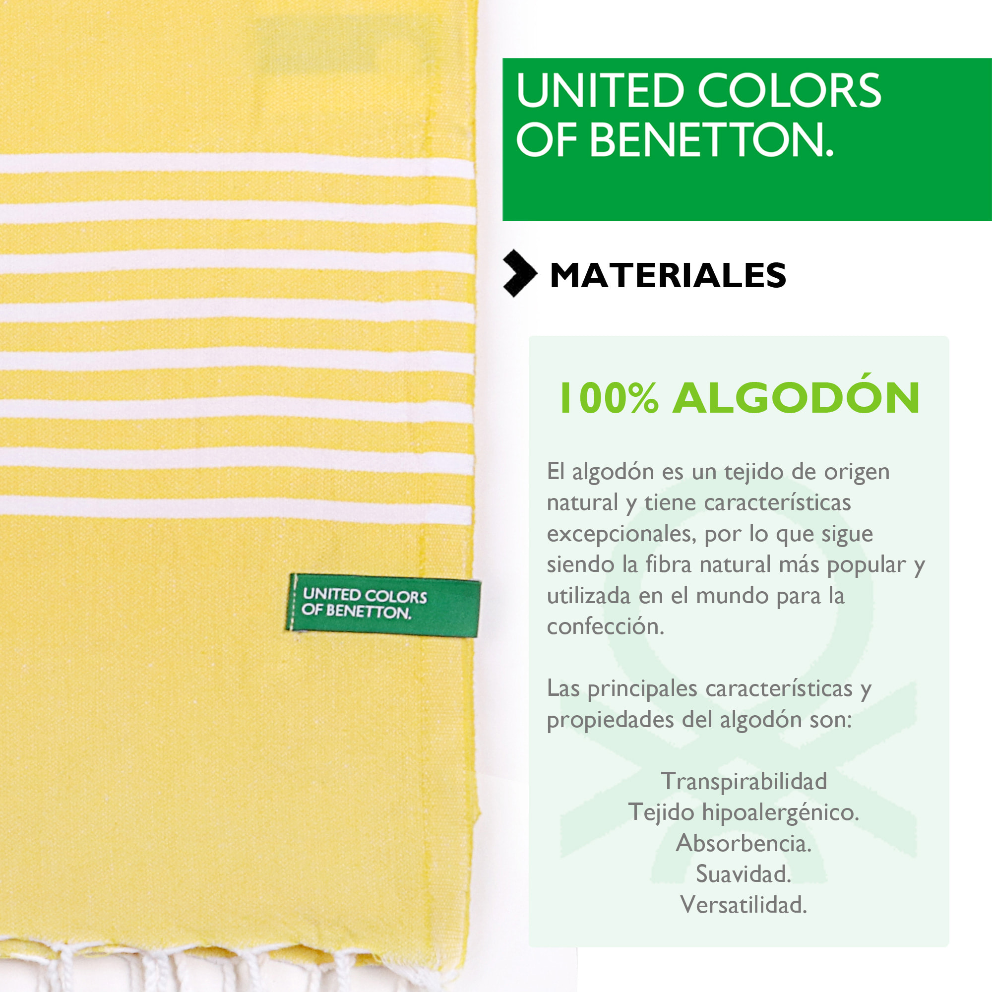 Hamman - Fouta amarillo  benetton