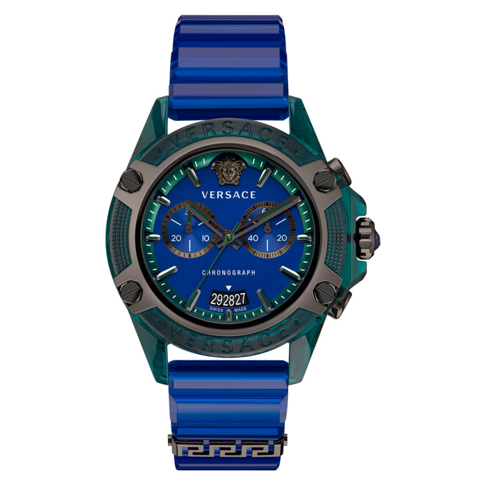 Reloj Versace VEZ701122 Hombre Analogico Cuarzo con Correa de Silicona