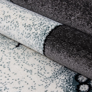 Tapis enfant tissé motif animaux TINU