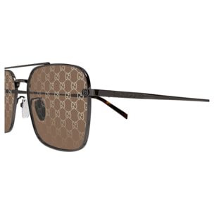 Gafas de Sol Gucci GG1957SA-005 de Metal Hombre 58 mm
