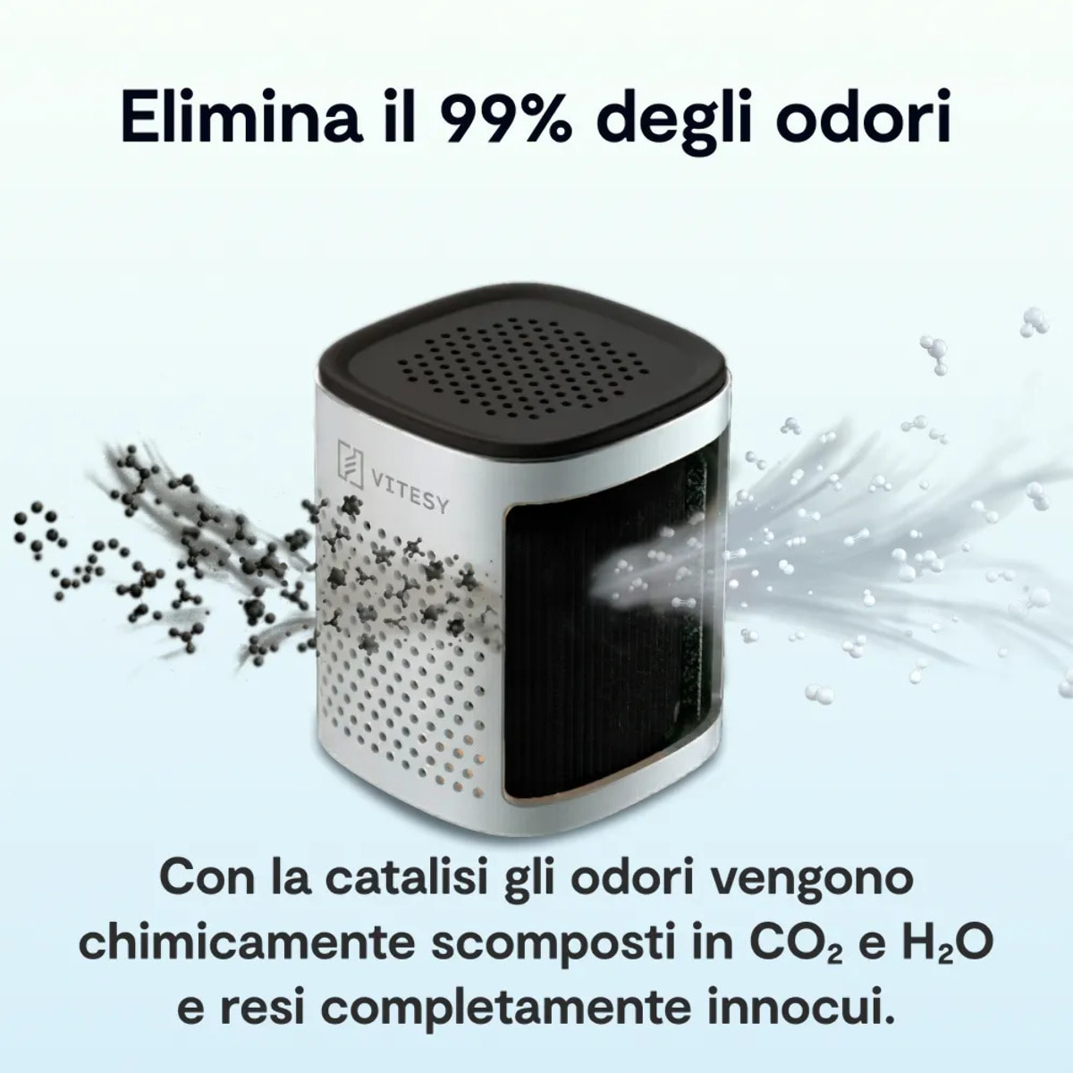 Vitesy Deo, elimina-odori per gli spazi chiusi senza ricariche o batterie