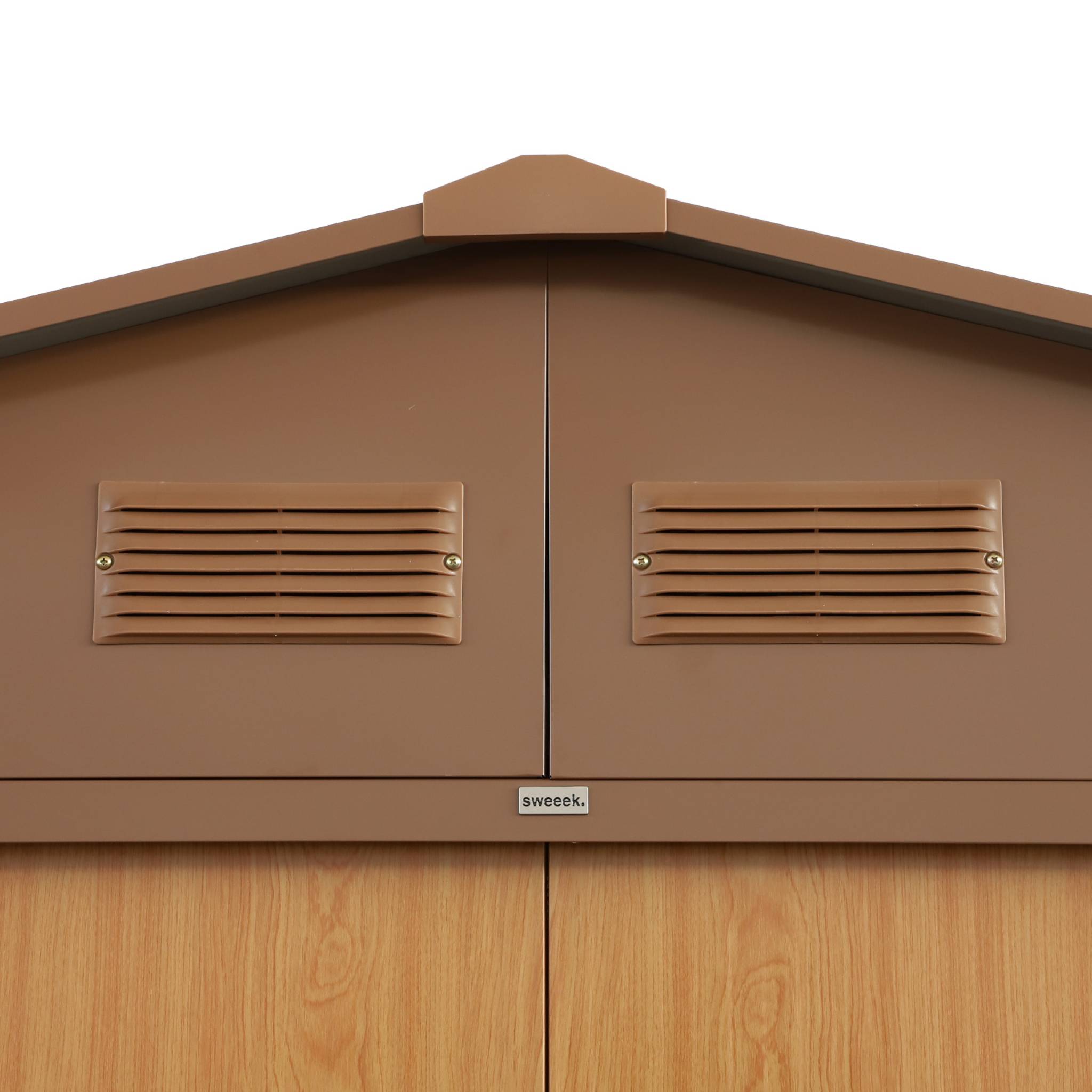 Abri de jardin métal 8,95m² avec kit d'ancrage FLANDRES