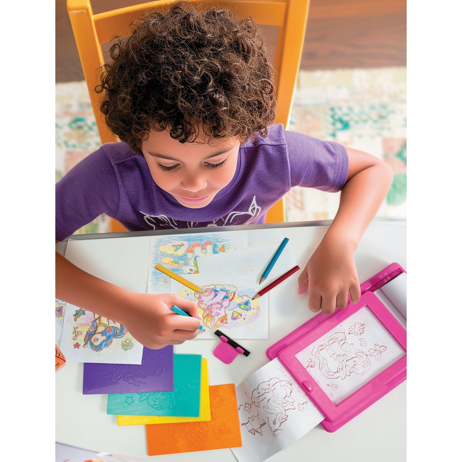 Set di frottage artistico Unicorni