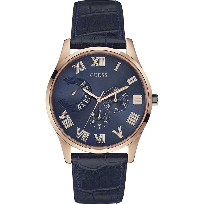 Reloj Guess W0608G2 Hombre Analogico Cuarzo con Correa de Piel