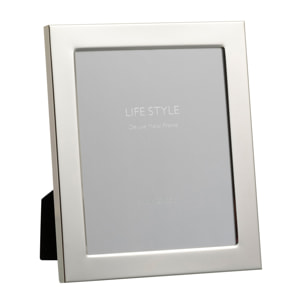 J-Line - Cadre photo bord large - métal argenté - large - 20x25 cm
