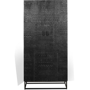 Armario de Madera de Mango 90 Cm Estilo Étnico
