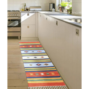 Tappeto kilim multiuso 100% cotone lavabile Tappeto salotto, soggiorno, camera da letto