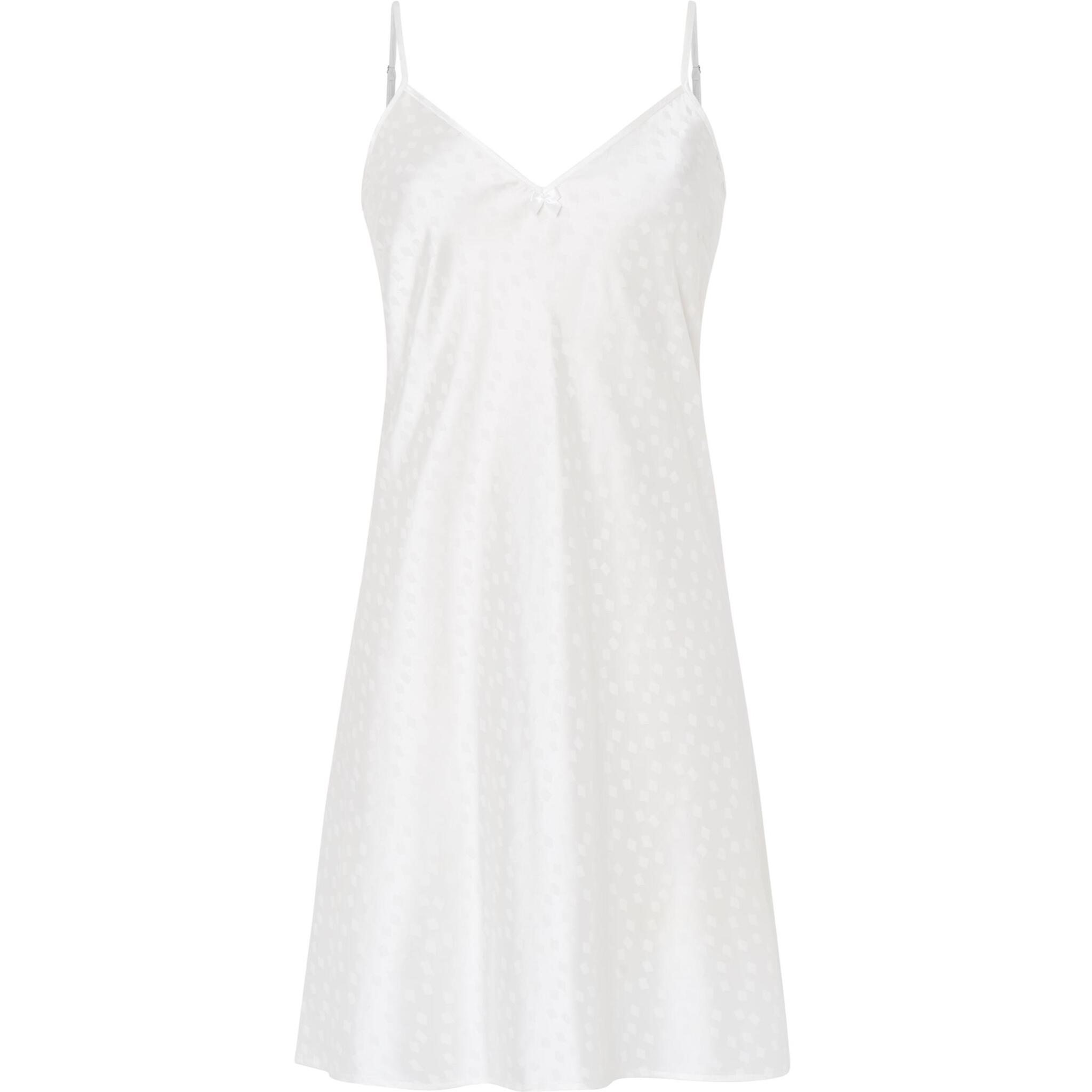 Camisón corto mujer jacquard tirantes suave